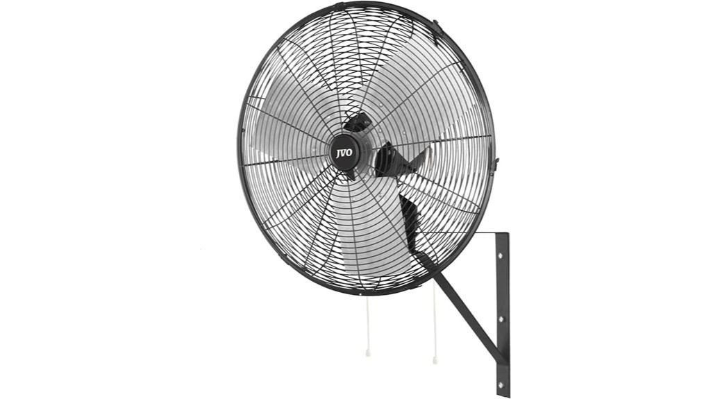oscillating wall mount fan