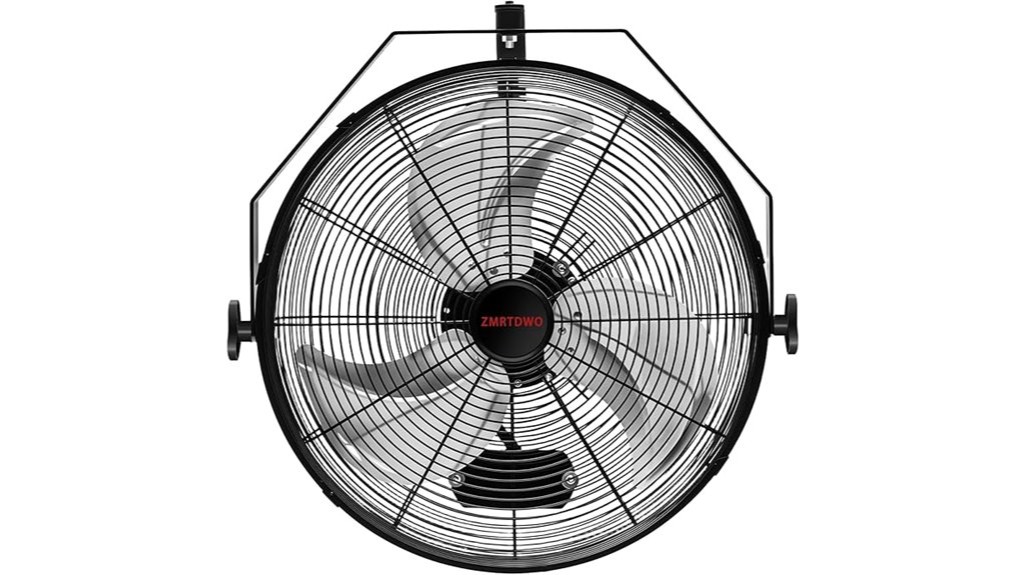 powerful outdoor wall fan