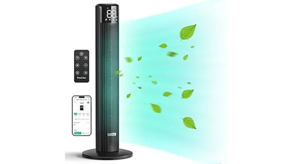 provirtec smart tower fan