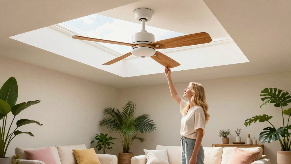 How to Reverse Your Ceiling Fan Direction Seasonally