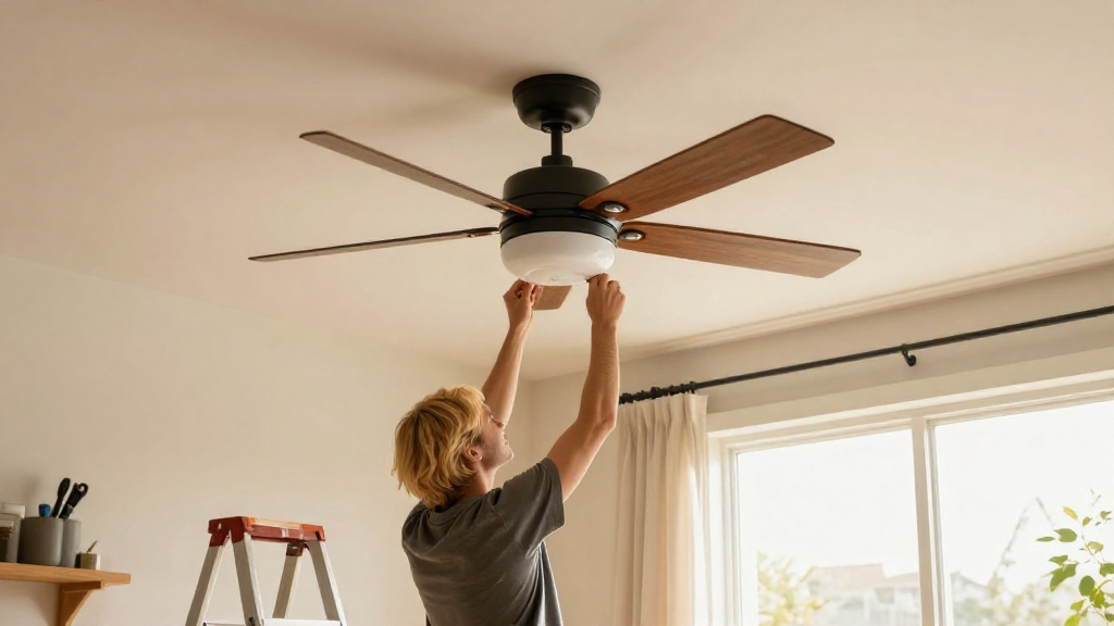 How to Install a Ceiling Fan Without an Electrician